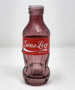 Collectible Best Mini Thick Glass Bottle 7" Bong Gone Loco Label