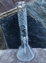 14" Thick Glass Beaker Bong Tree of Life Design w/Ice Catchers & 2 - 14mm Bowls