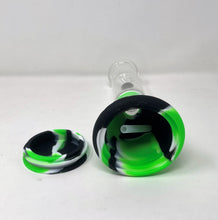 Silicone & Thick Glass 10" Beaker Bong Shower & Dome Perc