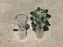 18" Straight Thick & Heavy Glass Rig w/Double Shower & Double Dome Perc's +18mm Bowl - Super Shot