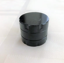 1" Mini Metal Grinder - 3 piece in Jet Black