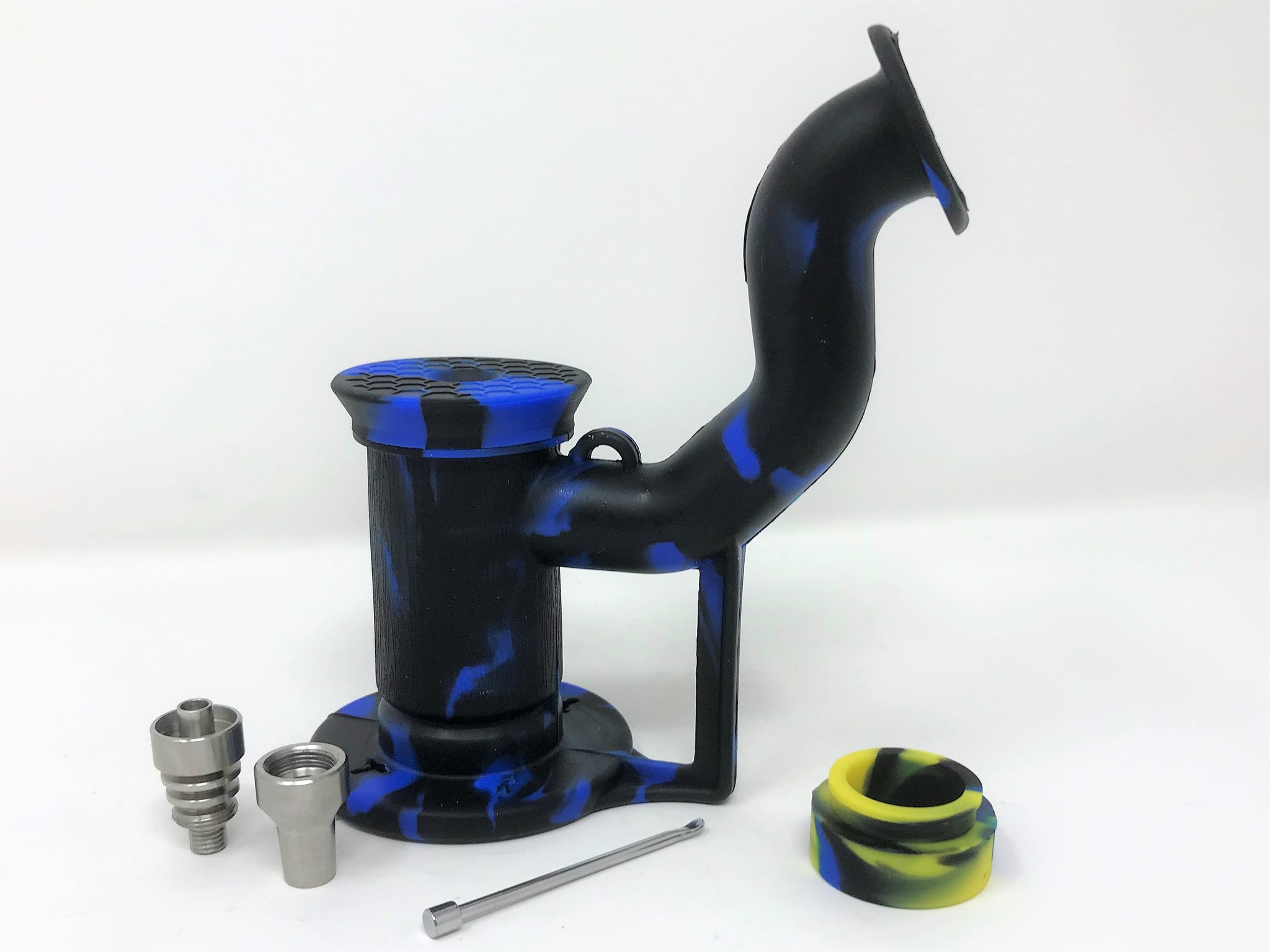 pipe with a water container to smoke tobacco Metal Pipes Cigarette Holder Metal Two Tone... From Wwdh1234, $9.65 Generic TM Mini Water Smoking
