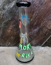 Best 13" Thick Beaker Rick & Morty Bong Pickle Rick Character Silicon Hand Pipe
