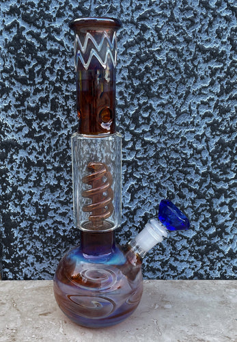 8Inch Heavy Glass Bong Smoking Hookah Percolate Bongs Beaker Water Pipe