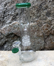 Best 8.5" Thick Glass Beaker Rig Shower & Dome Perc Ice Catchers 14mm - Grass