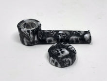 3.5" Silicone Hand Spoon Pipe Bowl w/Skull Design