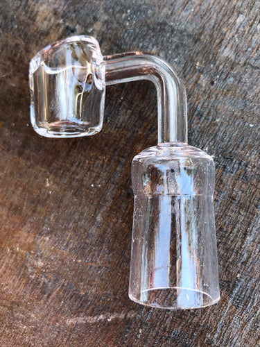 100% Super Thick Bowl 18mm Clear Female 90 Degree