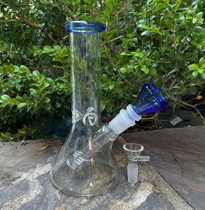 Best 8" Thick Glass Beaker Bong with 2 - 14mm Male Bowls