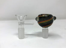 14" Detachable Silicone Unbreakable Bong Ice Catcher 2-Glass Slide Bowls
