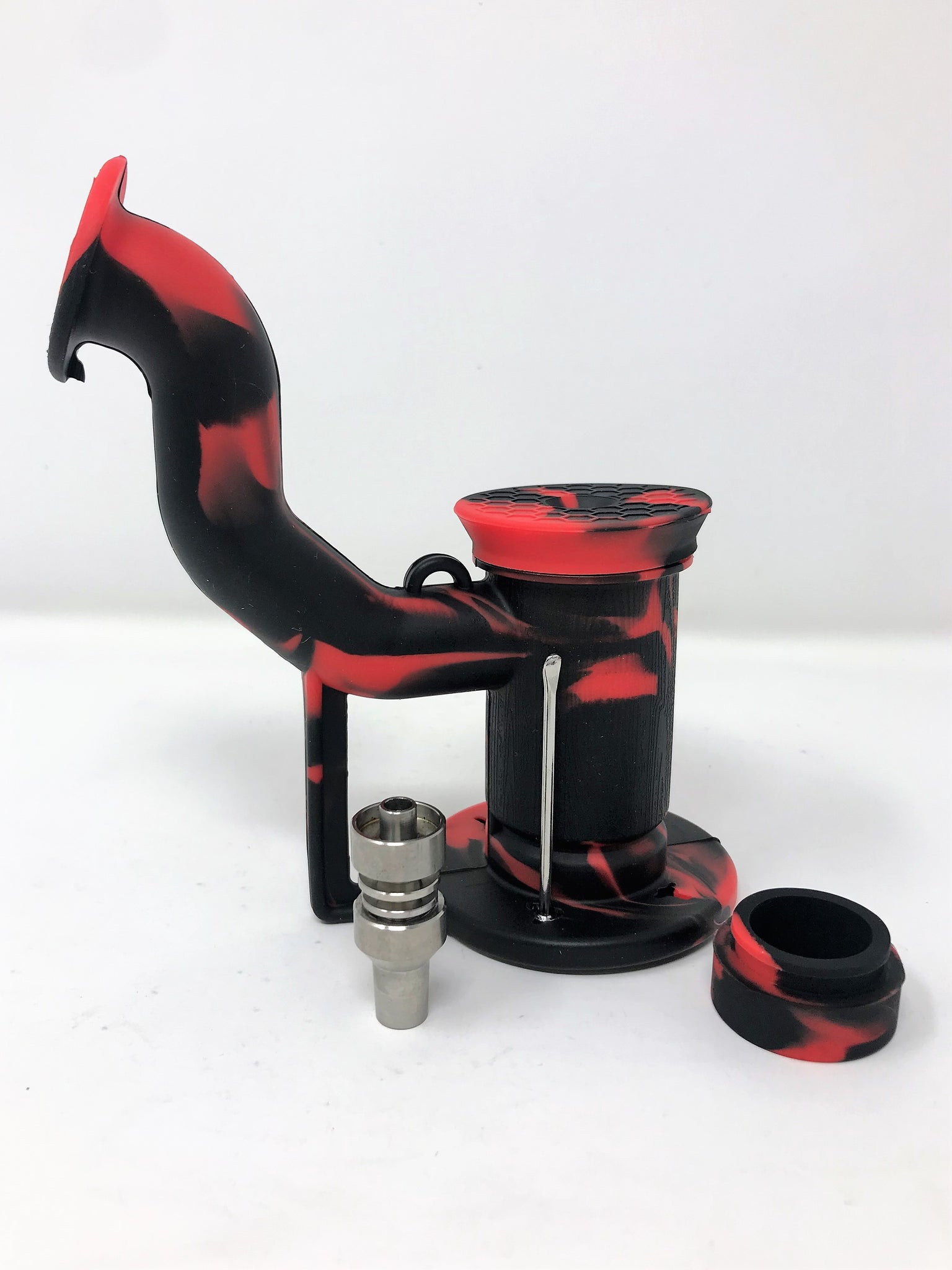 1 Set Hookah Glass Water Pipe Smoke Pipe Feb Egg Dab Rig 8.2 Inch With 14mm  Quartz Banger And Tabacco Bowl Smoke Accessory