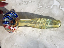 3.5" Fumed Glass Best Spoon Handmade Hand Pipe - Swirl Glass in Handle - Color & size may vary