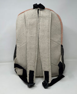 All Natural 100% Pure Himalayan Hemp Multi Pocket Unisex Backpack