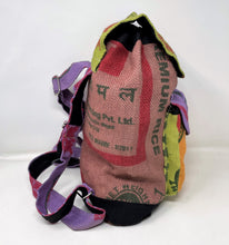 100% Recycled Jute, Handmade Large Bag Backpack