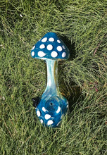 Collectible 4.5" Fumed Glass Handmade Mushroom Hand Pipe - Tealio