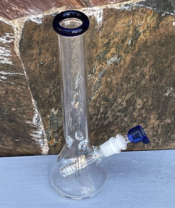 Best 12" Thick Glass Beaker Bong 14mm Male Bowl with Screen Built in