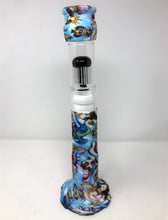 Silicone Detachable Straight 15" Bong Glass 10 Arm Tree Perc 2 - 14mm Bowls