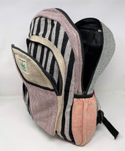 Handmade THC Free Pure Hemp Unisex Backpack - Color Varies