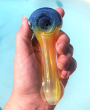 Best 4.5" Collectible Fumed Glass Smoking Pipe, Herb Bowl Hand Pipe