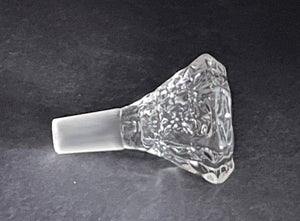 Elegant Thick Clear Glass Best Large Bowl 14mm Male