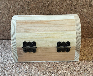 Mini Wood Stash Box with 3" Silicone Hand Pipe & Bic Lighter