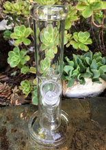 8" Straight All Clear Bong Ice Catcher, Slide in Stem with 14mm Male Attached Bowl - Get Yours!