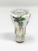 Silicone Herb Bowl 14mm/18mm Dual Use with Glass Screened Bowl R&M Design
