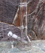 Best Thick Clear Glass 12" Beaker Bong includes 2 - 14mm Bowls - All Clear