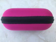 5" Padded Zip Pouch,  Protective Hard Case for Pipe Storage - Hot Pink