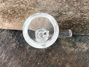 14mm Male Thick Glass Bowl Piece - All Clear
