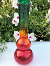 Bent Neck 8" Rasta Best Water Bong 3 Part Mini Grinder Bob Marley Rolling Papers - Volo Smoke and Vape