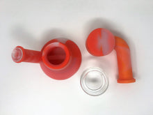 Silicone Detachable 9" Bong w/Glass 2-14mm Bowls Silicone inline Perc