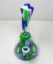 Unique Design Silicone & Glass 8" Bong Shower Perc. 2 - 14mm Bowls