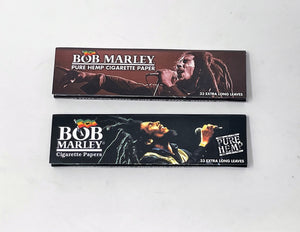 Bob Marley Pure Hemp Rolling Papers Extra Long Leaves (2 Pack)
