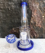 Thick Glass 6" Water Rig Colored Shower Perc. 14mm Male Glass Bowl - Royale