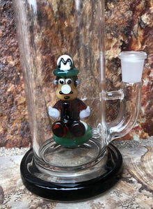 Collectible 11" Thick Glass Rig w/Super Mario Brothers - Glass Character Inside