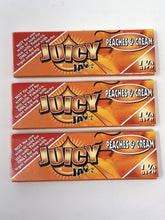 Peaches & Cream JUICY JAY'S - 1 1/4" Cigarette Rolling Papers - 3 Packs
