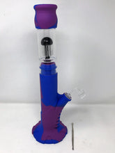 15" Silicone Detachable Best Bong w/Glass 8 Arm Tree Perc Quartz Banger Tool