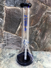 15" Heavy 9mm Thick Glass Beaker Bong w/Ice Catchers & Blue Diamond Shaped Bowl - Buzzin' Around