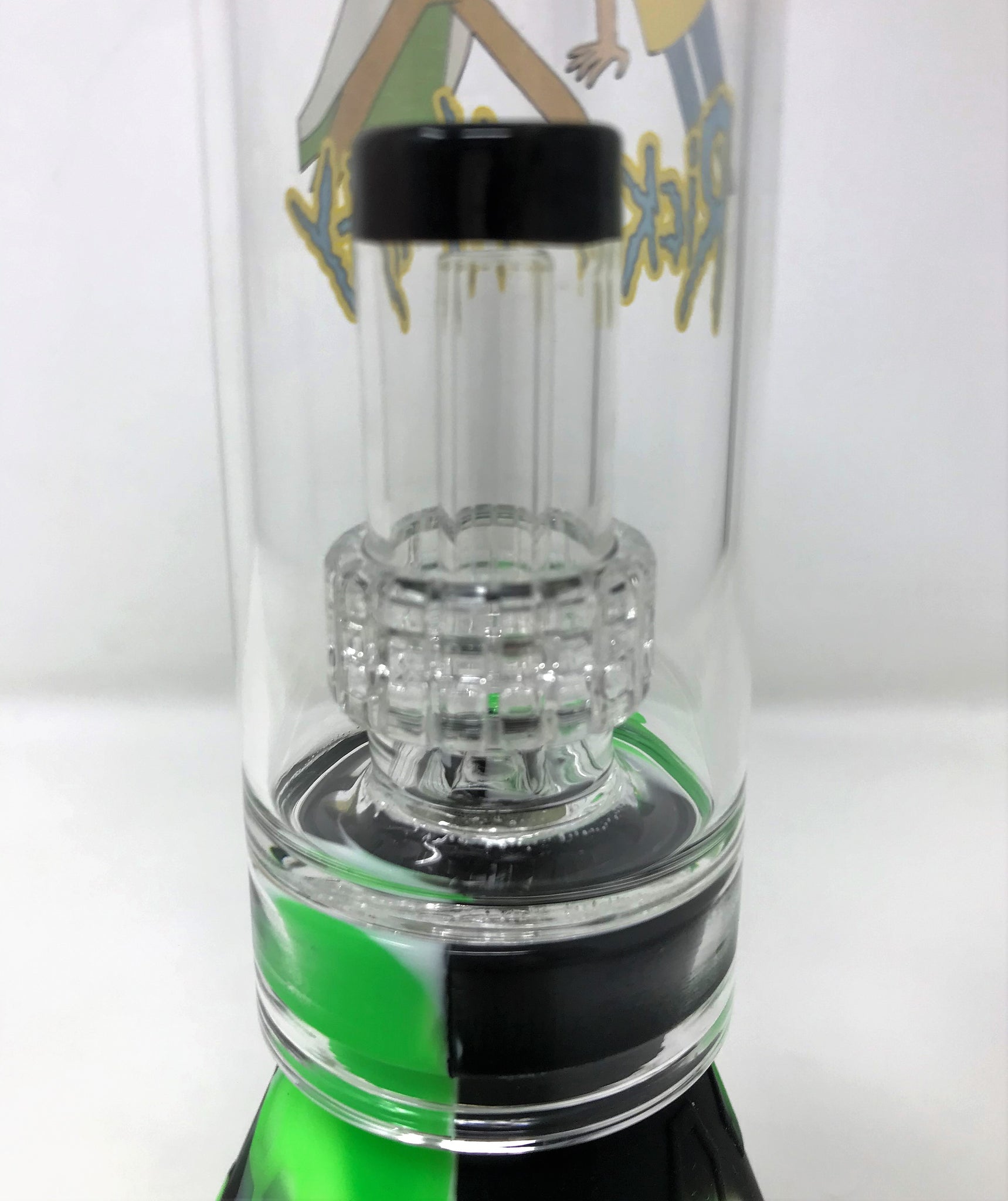 Collectible Silicone Detachable Beaker Bong Dome/Shower Perc Rick& Mor