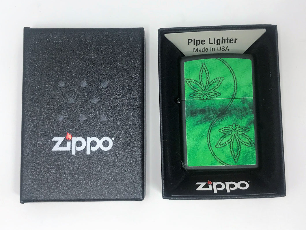 Zippo Lighter - Marijuana Leaf Design - Last One...Get Yours!