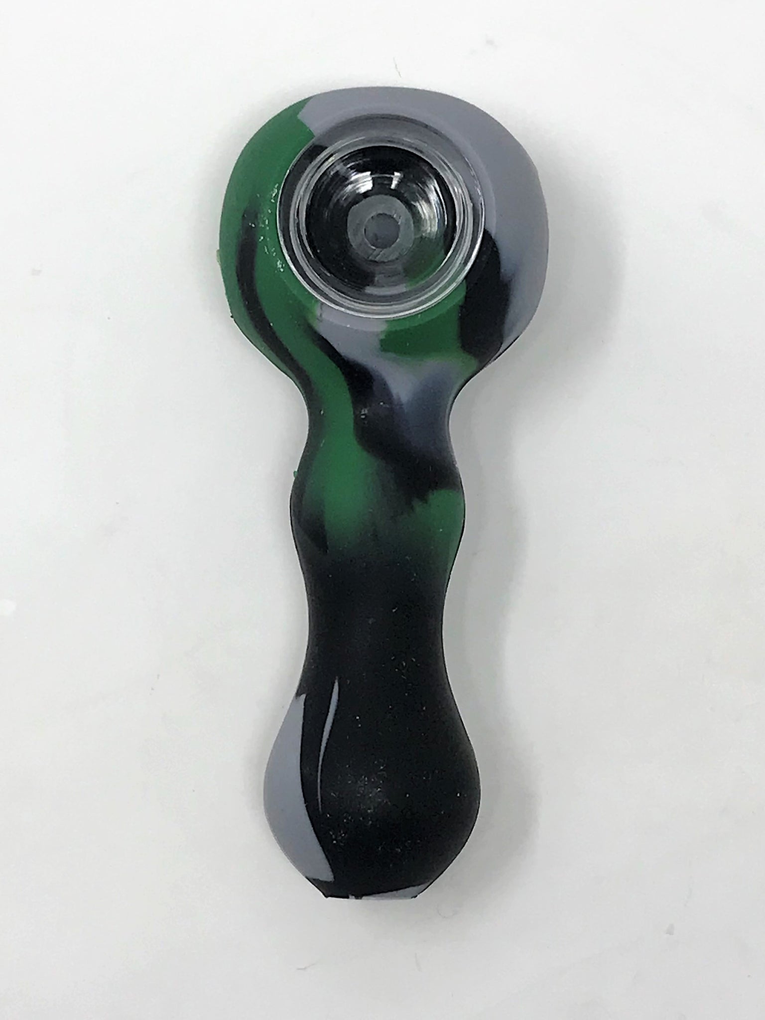 Silicone Hand Pipe with Glass Bowl