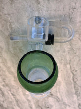 Quartz 14mm Female Honey Bucket with Carb Cap Green Bowl