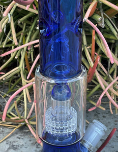 16" Thick Glass Beaker Best Bong Shower & Dome Perc 14mm Diamond Bowl