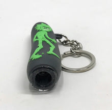 Best! 3" Silicone Chillum One Hitter with Rick & Morty Design Key Chain