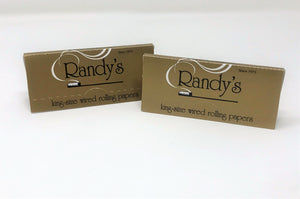 Randy's Gold Wired Rolling Papers King Size - 2 packs(48 leaves)
