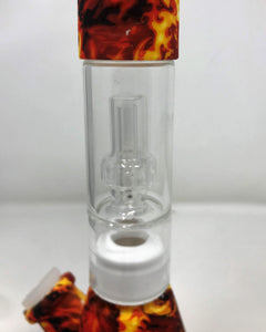 Silicone Detachable Thick Glass Shower & Dome Perc Beaker Bong Silicone Bowl