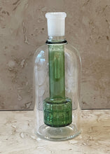 90 Degree 14mm Male Thick Glass Ash Catcher, Shower Perc