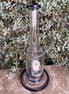 Best 10" Thick Glass Rig Shower Perc includes 2 - 14mm Male Bowls - Enjoy Yourself