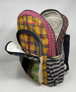 Unique Design100% Himalaya Hemp Backpack multi Pockets (THC FREE) Handmade Nepal