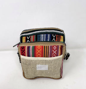 Pure Hemp Bag Handicraft Stylish Sling Crossbody Bag